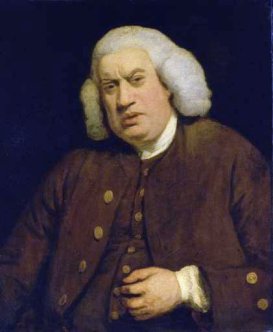 Samuel Johnson portrait by Joshua Reynolds
