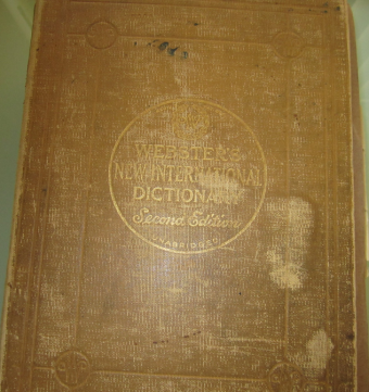 Photo of Webster's Second edition